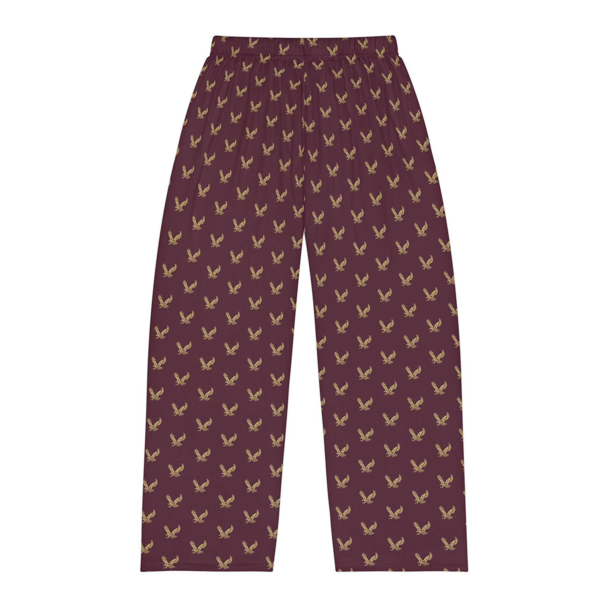 Men's Pajama Pants with Allover Band Eagle Print