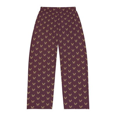 Men's Pajama Pants with Allover Band Eagle Print