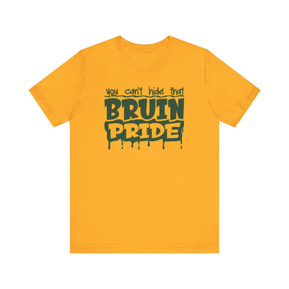 Adult Unisex Bruin Pride Drip Graphic Short Sleeve Soft Tee