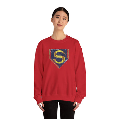 Adult Unisex Stingers Softball Distressed Logo Graphic Sweatshirt