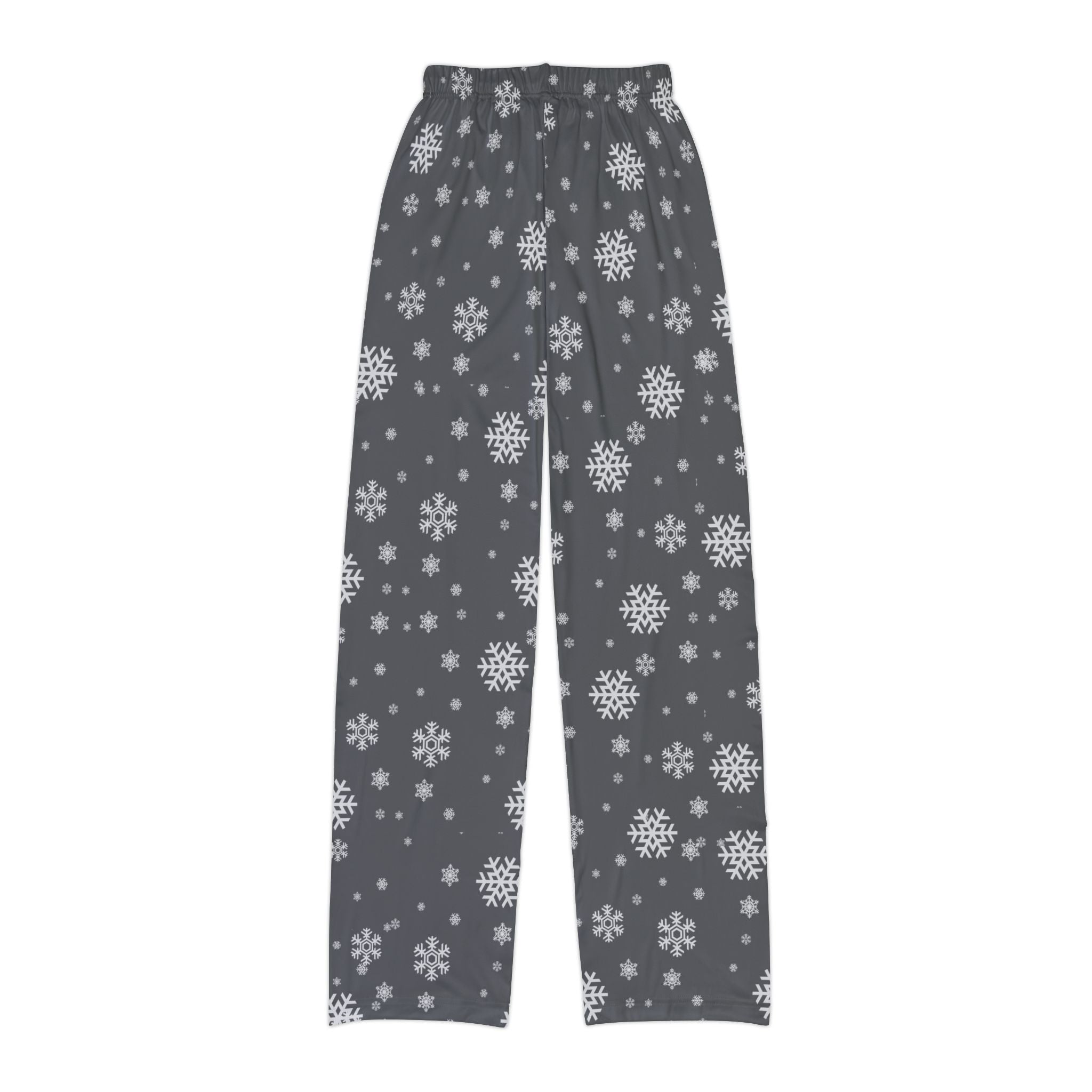 Youth Columbus Academy Vikings Spirited Snowflake Grey Printed Pajama Pants