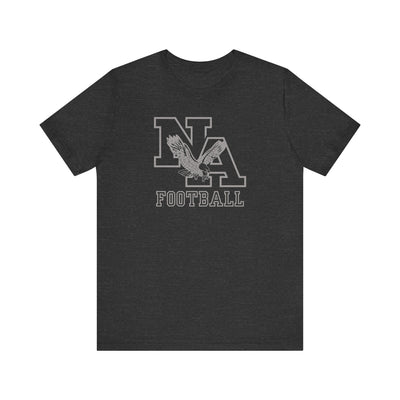 Adult Unisex New Albany Tonal Football Logo Graphic Short Sleeve Soft Tee