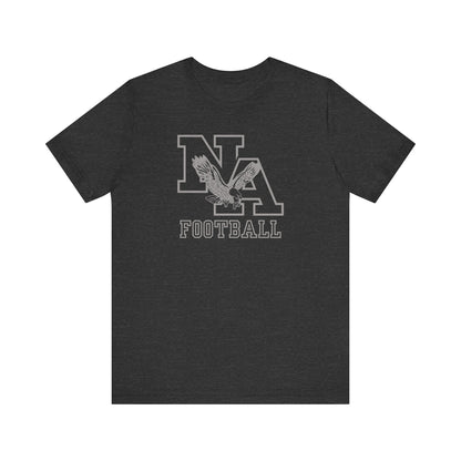 Adult Unisex New Albany Tonal Football Logo Graphic Short Sleeve Soft Tee
