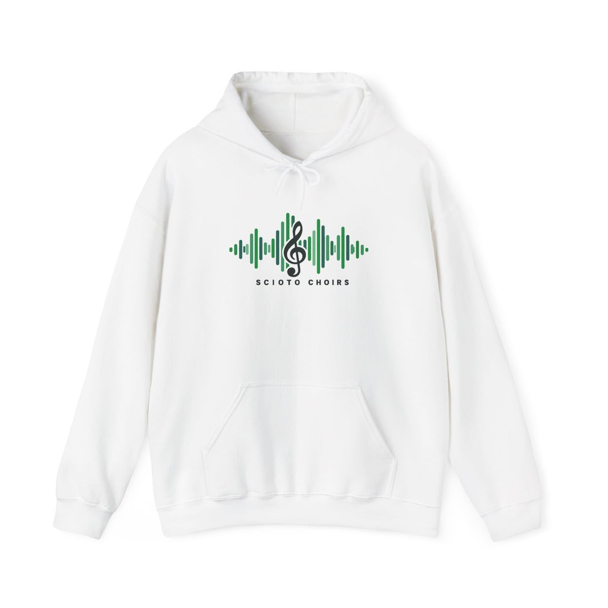 Adult Unisex Dublin Scioto Choirs Sound Wave Graphic Hoodie
