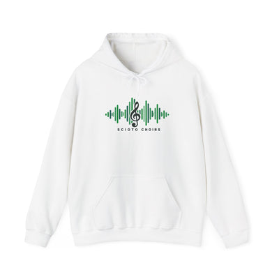 Adult Unisex Dublin Scioto Choirs Sound Wave Graphic Hoodie