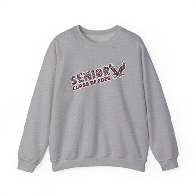 Adult Unisex Class of 2026 Band Eagle Senior Graphic Sweatshirt