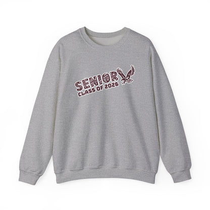 Adult Unisex Class of 2026 Band Eagle Senior Graphic Sweatshirt