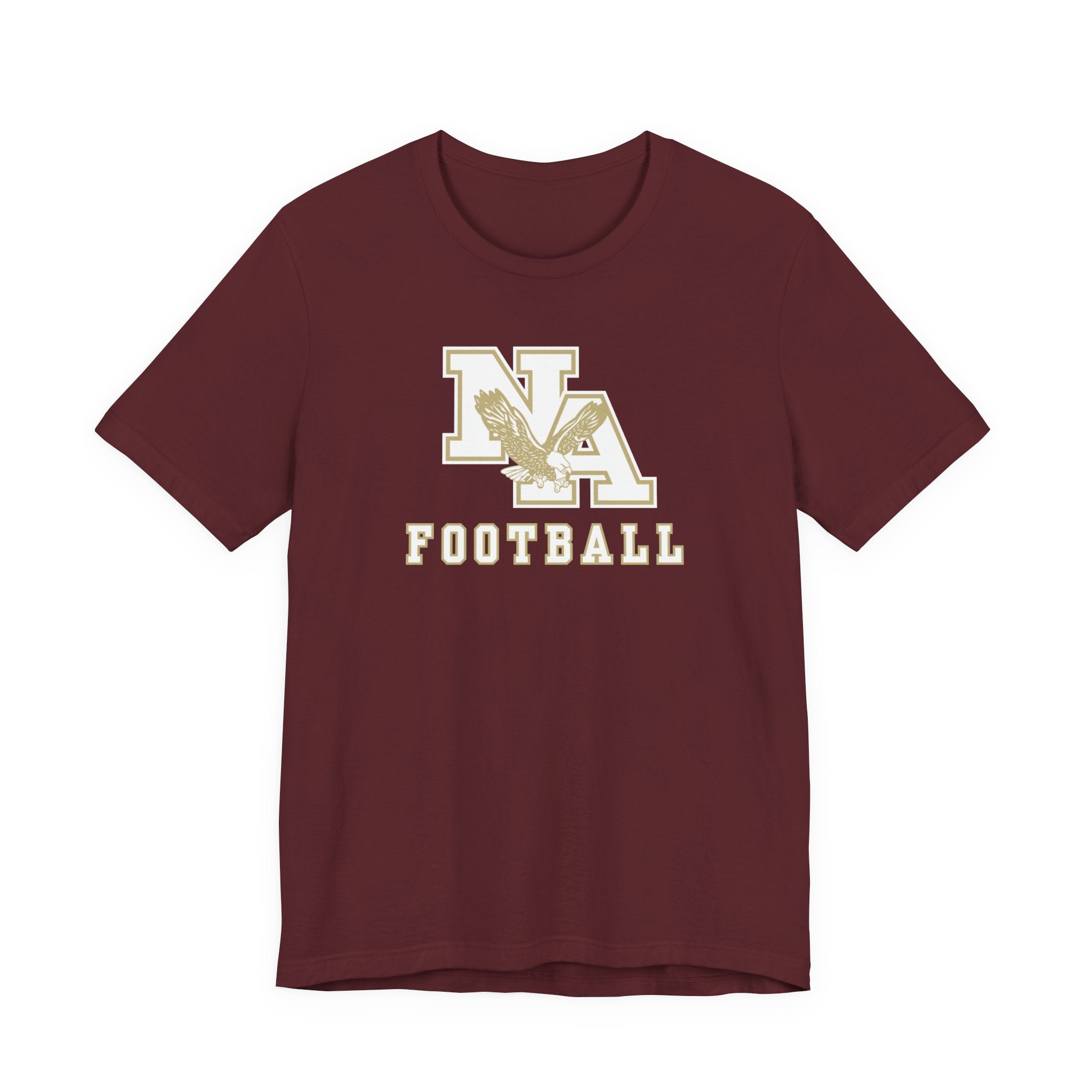 Adult Unisex New Albany Football Gold Classic Logo Graphic Short Sleeve Soft Tee