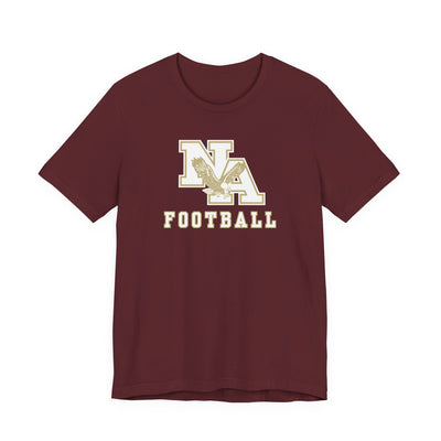 Adult Unisex New Albany Football Gold Classic Logo Graphic Short Sleeve Soft Tee