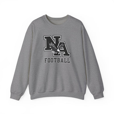 Adult Unisex Classic Logo Black Football Graphic Sweatshirt