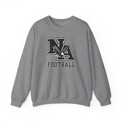 Adult Unisex Classic Logo Black Football Graphic Sweatshirt