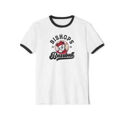 Adult Unisex Battling Bishops 2026 Script Baseball Graphic Short Sleeve Ringer Tee