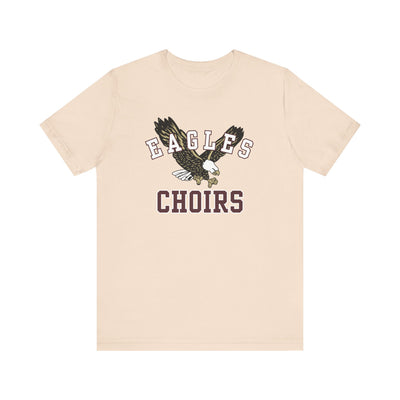 Adult Unisex Flying Choirs Eagle Graphic Short Sleeve Soft Tee