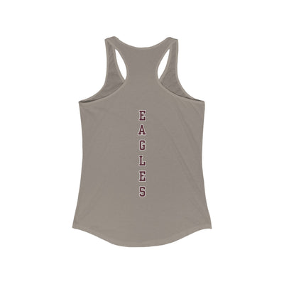 Women's Classic Logo with Back Detail Racerback Tank - New Albany Eagles