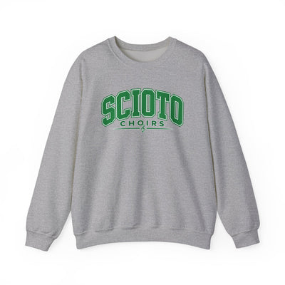 Adult Unisex Dublin Scioto Choirs Varsity Block Letter Graphic Sweatshirt