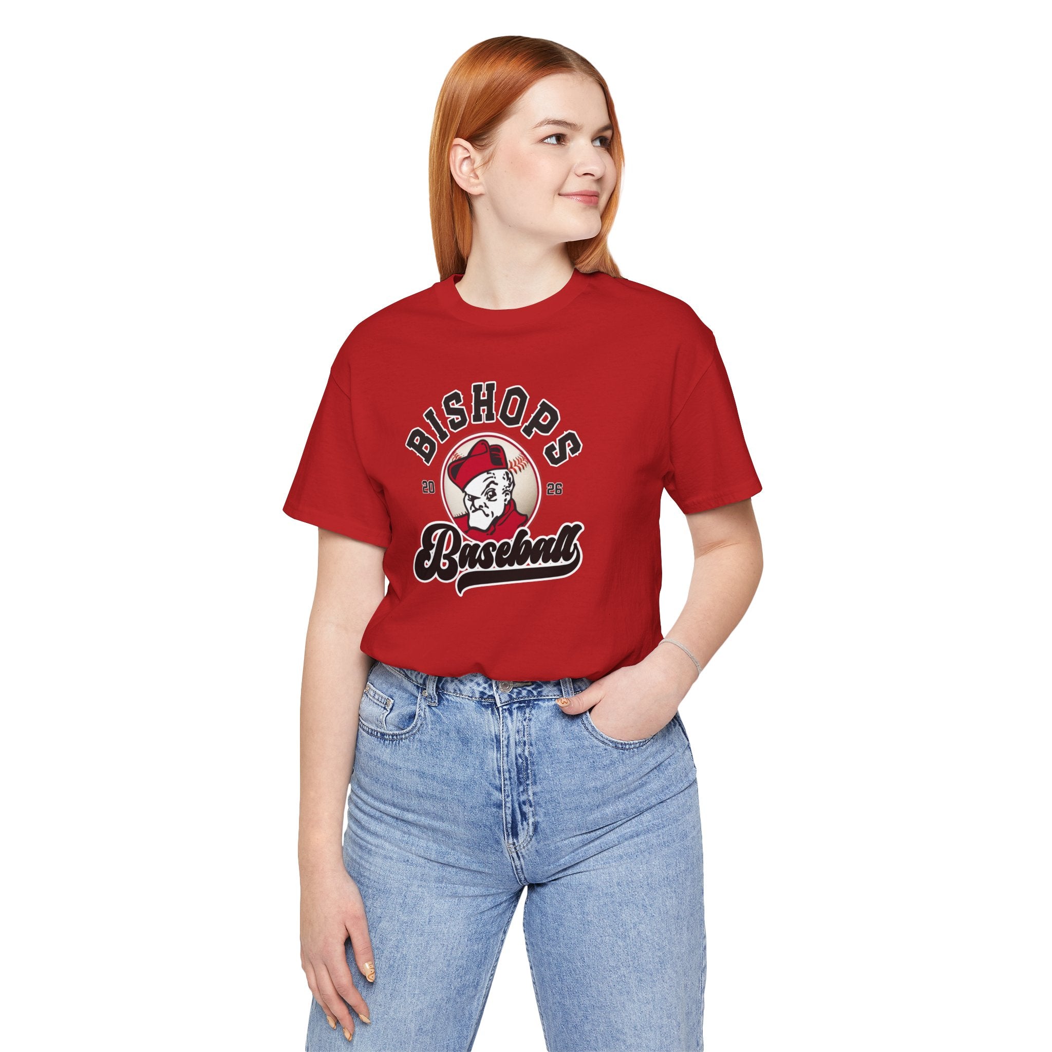 Adult Unisex Battling Bishops 2026 Script Baseball Graphic Short Sleeve Soft Tee