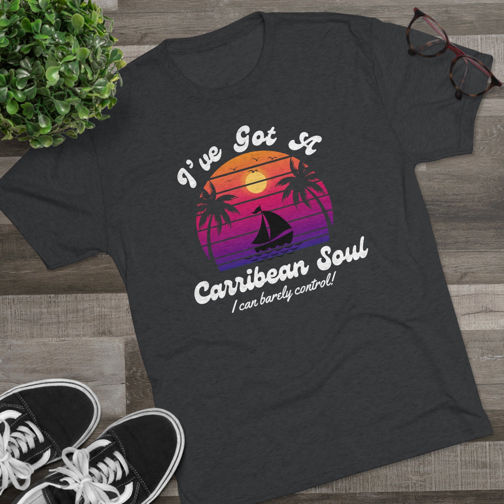 Adult Unisex Carribean Soul Super Soft Short Sleeve Tee