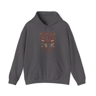 Adult Unisex Eagles Maroon Hype Helmet Graphic Hoodie