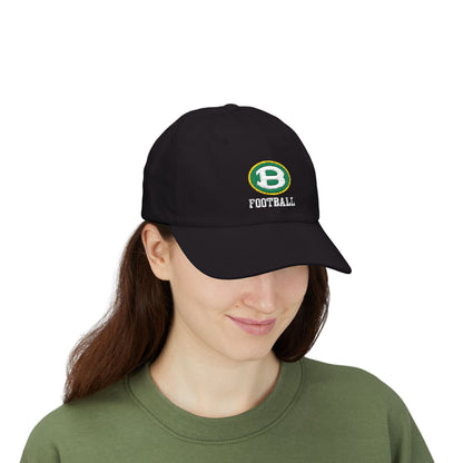 Embroidered Classic Brooke Football Logo Dad Cap