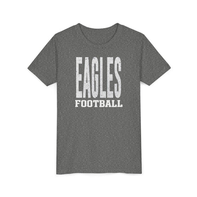 Youth New Albany Football Distressed Enlarged Graphic Short Sleeve Bella + Canvas Soft Tee