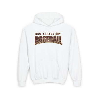 Youth Eagles Line Drive Baseball Graphic Hoodie
