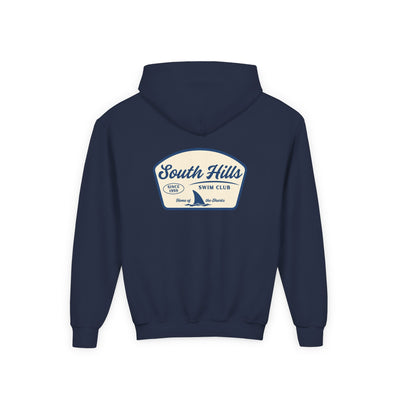 Youth South Hills Swim Club Home of the Sharks Graphic Hoodie
