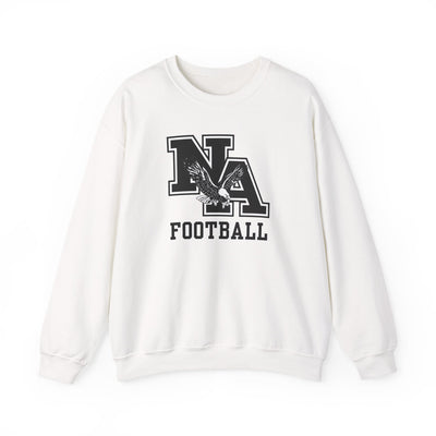 Adult Unisex Classic Logo Black Football Graphic Sweatshirt