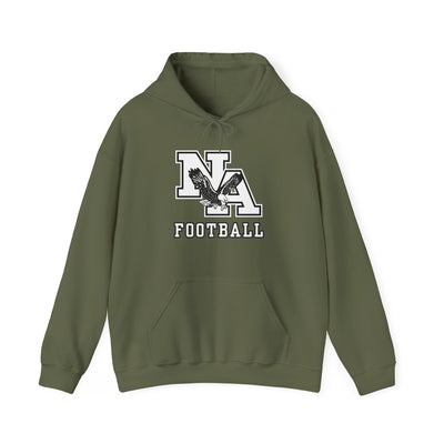 Adult Unisex Classic Logo White Football Graphic Hoodie