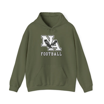 Adult Unisex Classic Logo White Football Graphic Hoodie