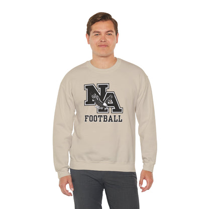 Adult Unisex Classic Logo Black Football Graphic Sweatshirt