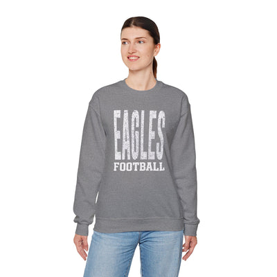 Adult Unisex New Albany Football Distressed Enlarged Graphic Sweatshirt