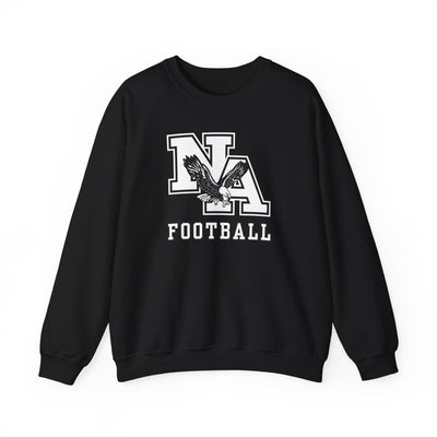 Adult Unisex Classic Logo White Football Graphic Sweatshirt