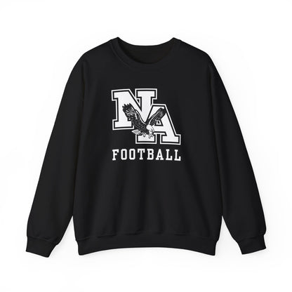 Adult Unisex Classic Logo White Football Graphic Sweatshirt