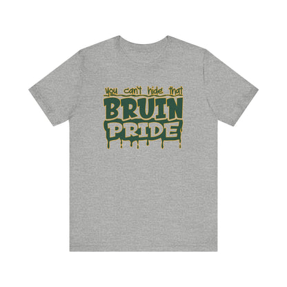 Adult Unisex Bruin Pride Drip Graphic Short Sleeve Soft Tee