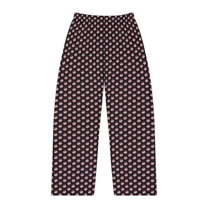 Women's Pajama Pant with Allover Battling Bishop in Baseball Print