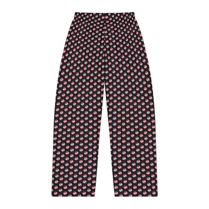 Women's Pajama Pant with Allover Battling Bishop in Baseball Print