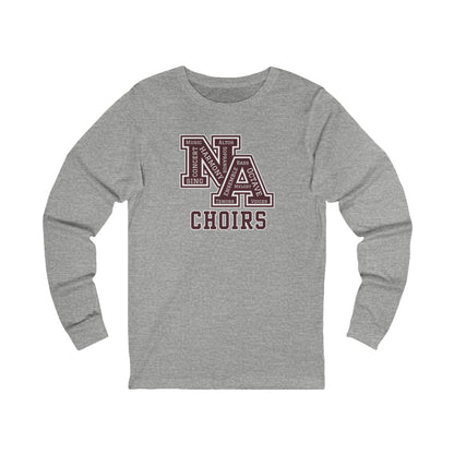 Adult Unisex Choirs Words NA Logo Graphic Long Sleeve Soft Tee