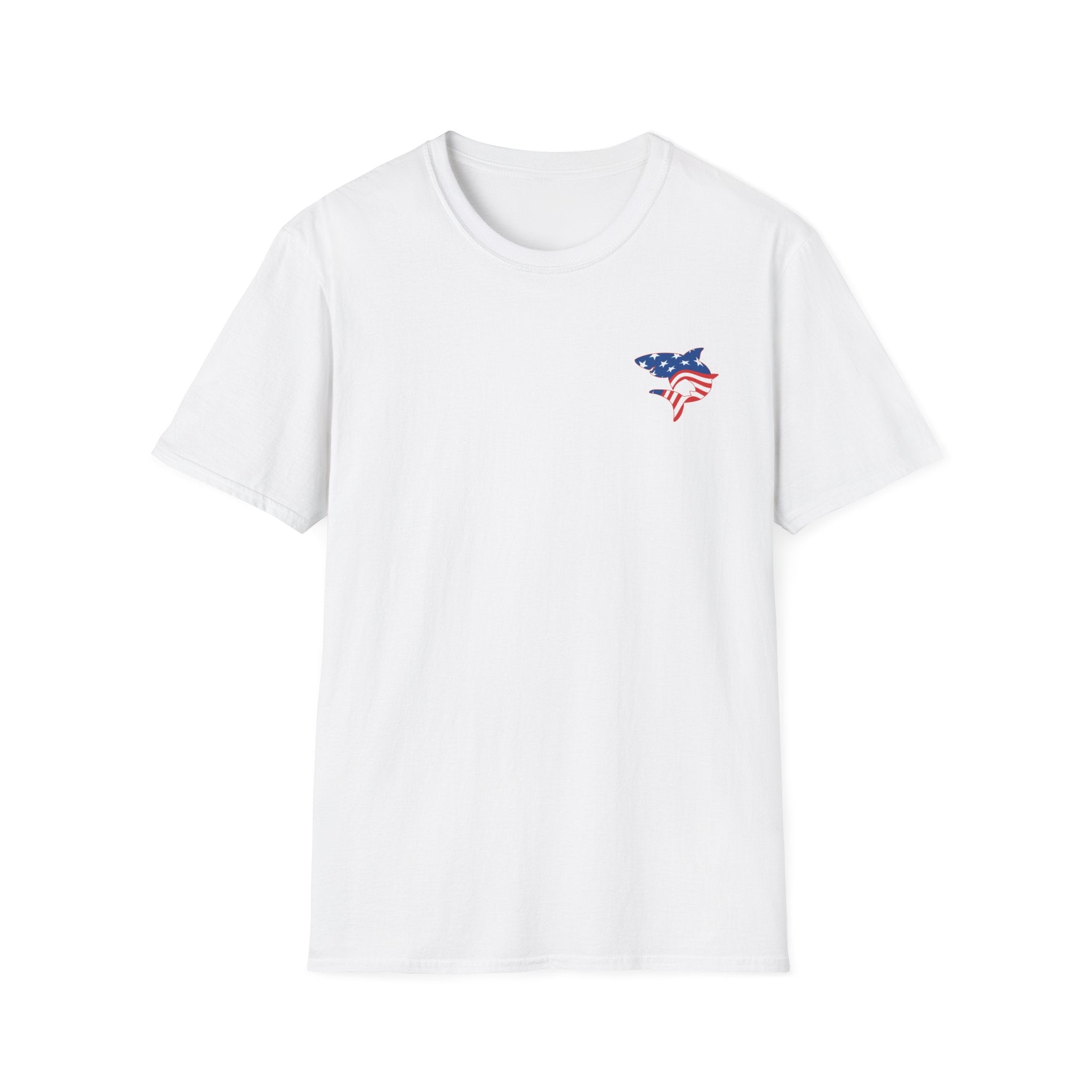 Adult Unisex South Hills Swim Club Patriotic Graphic Short Sleeve Gildan Softstyle Tee