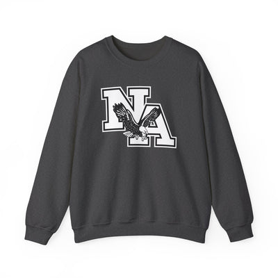 Adult Unisex Classic White and Black Logo Graphic Sweatshirt