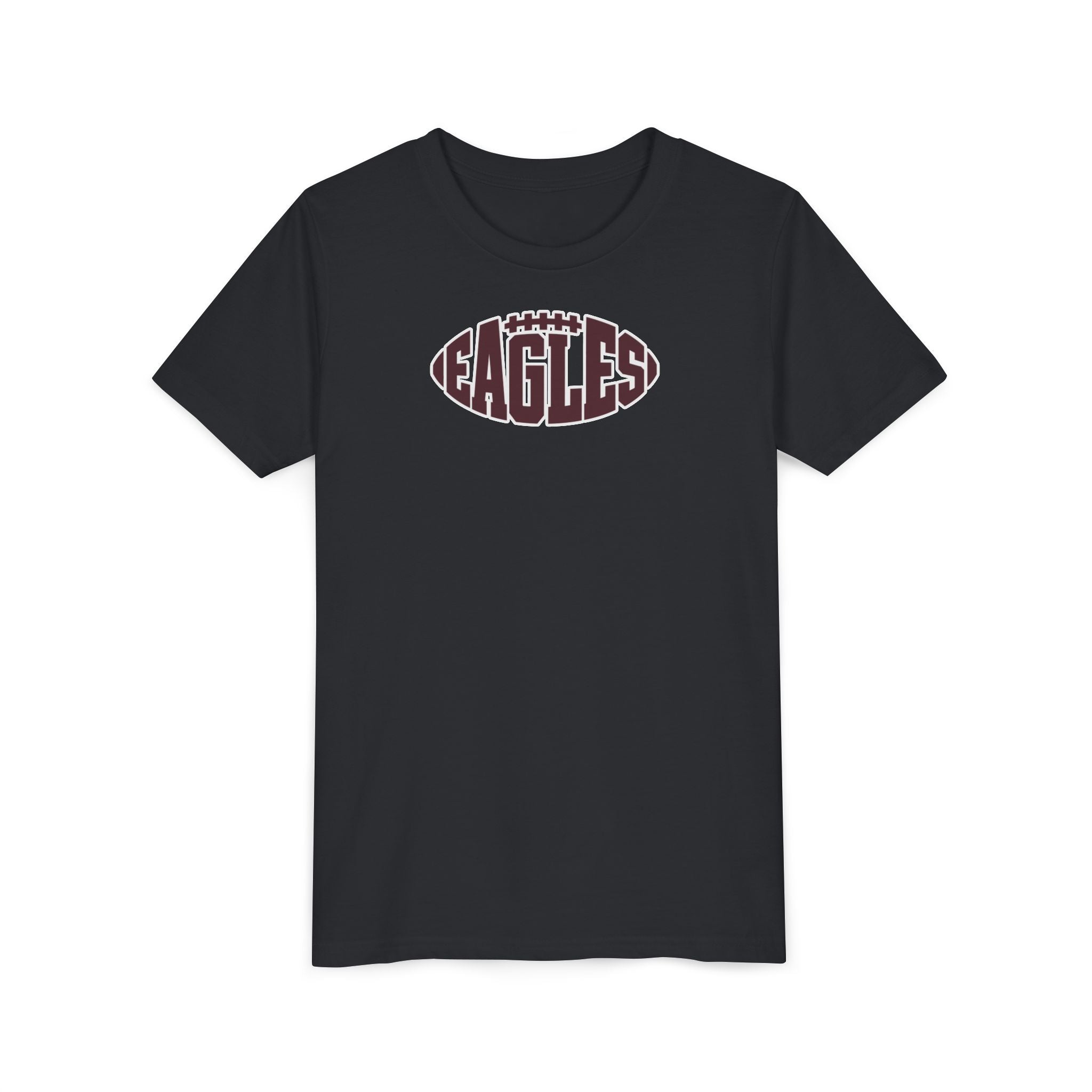 Youth New Albany Football Eagle Ball Graphic Short Sleeve Bella + Canvas Soft Tee
