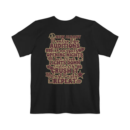 Adult Unisex New Albany Theatre Cast & Crew Graphic Pocket T-shirt