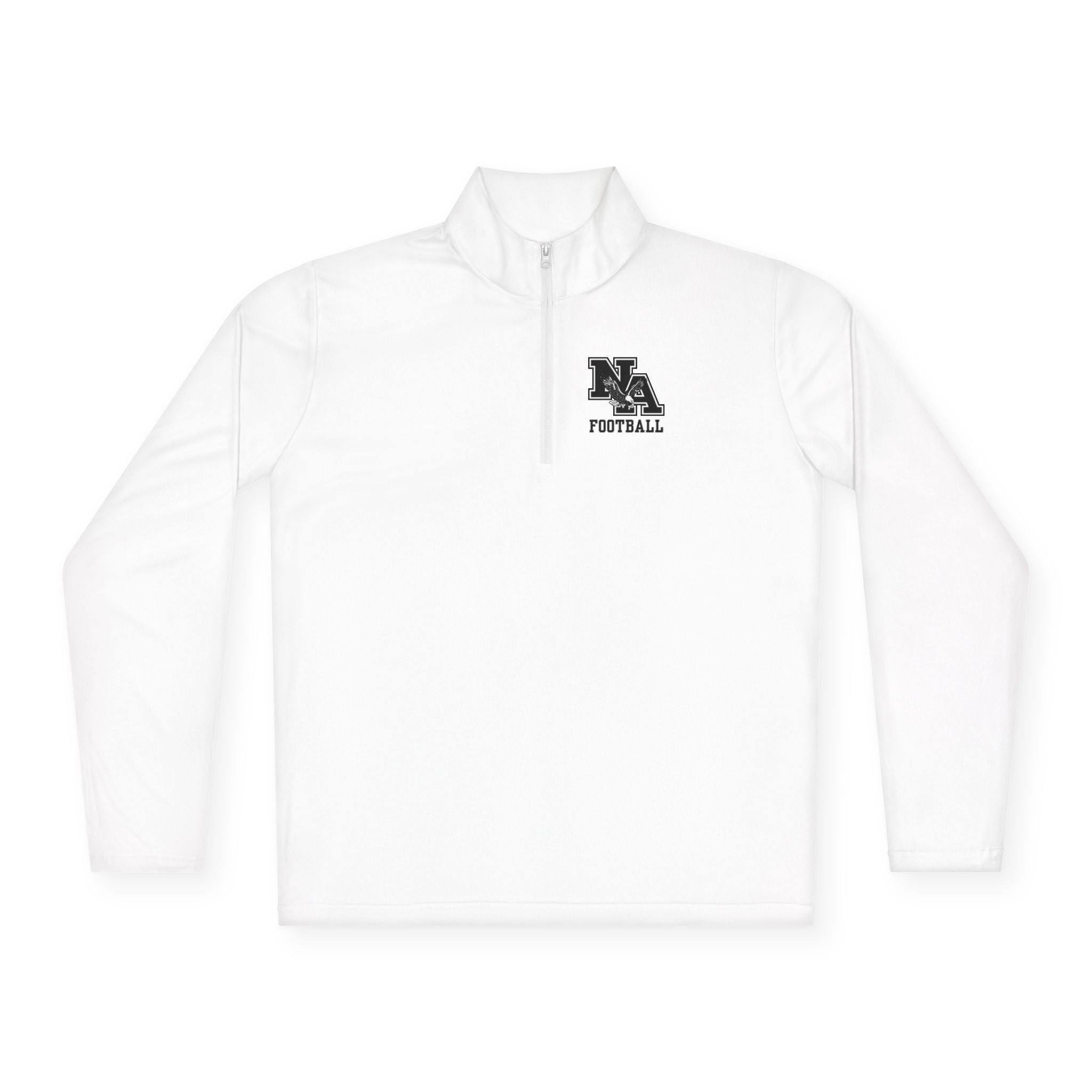 Adult Unisex New Albany Classic Logo Black Football Graphic Sport-Tek Quarter Zip Pullover