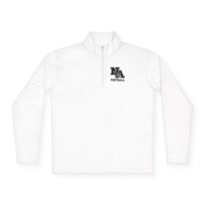 Adult Unisex New Albany Classic Logo Black Football Graphic Sport-Tek Quarter Zip Pullover