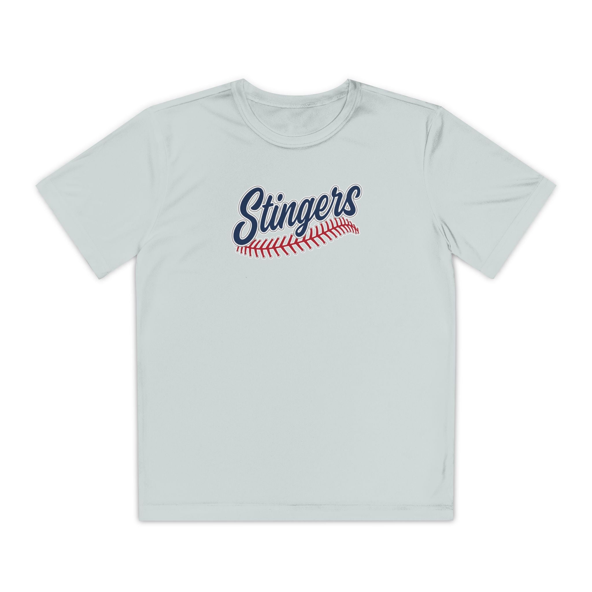 Youth Stingers Softball Stitches Graphic Sport-Tek Competitor Performance Tee