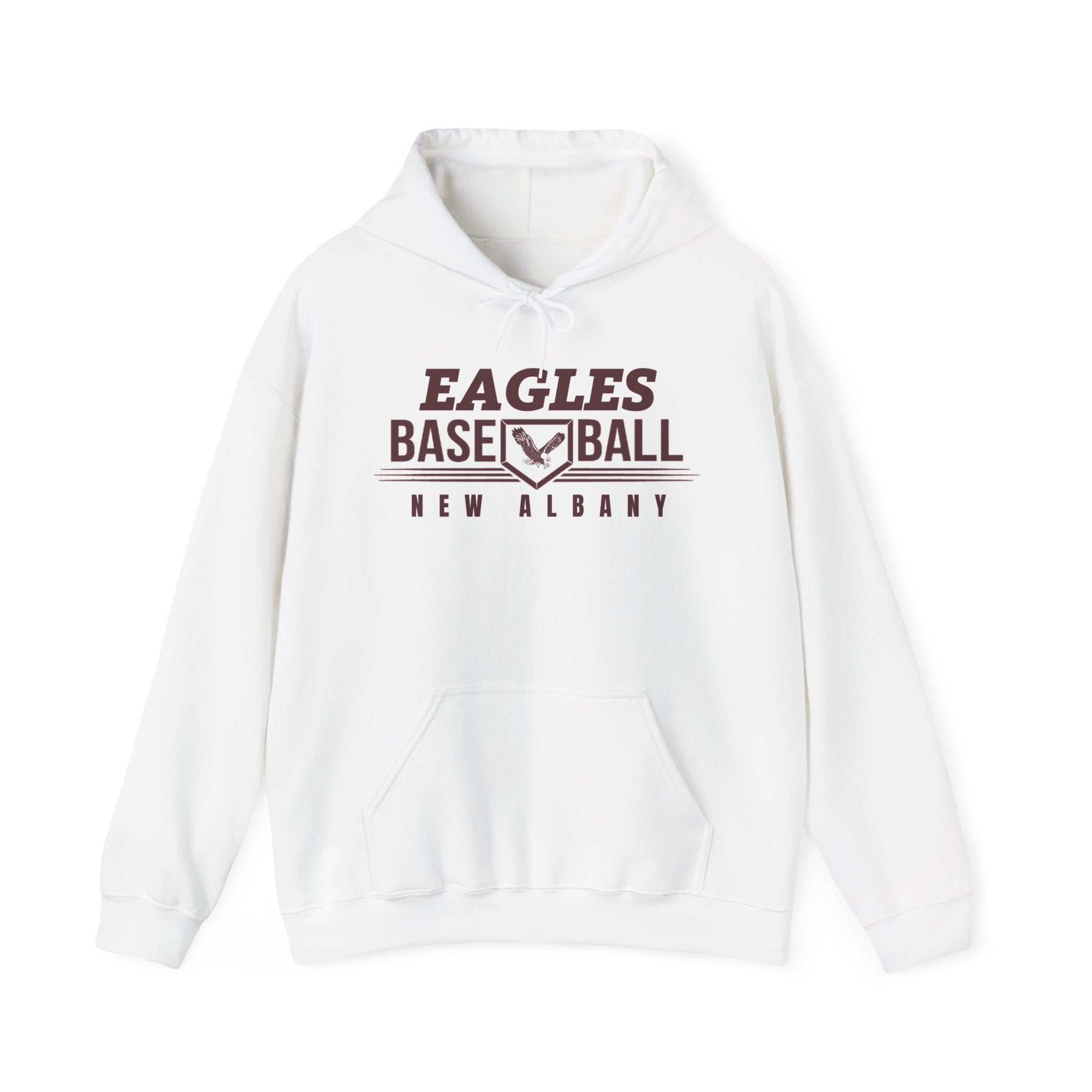 Adult Unisex New Albany Eagles Home Plate Pride Graphic Hoodie