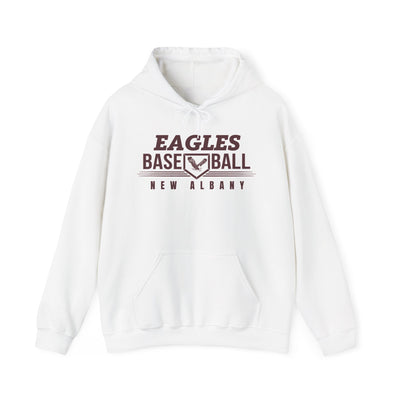Adult Unisex New Albany Eagles Home Plate Pride Graphic Hoodie