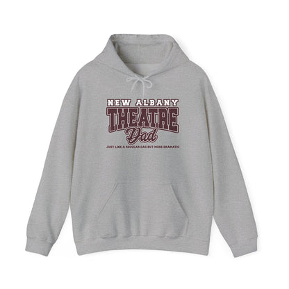 Adult Unisex New Albany Theatre Dramatic Dad Graphic Hoodie