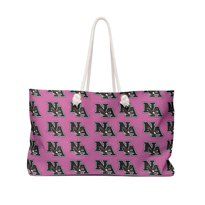 Team Spirit Classic Logo Large Pink Tote - New Albany Eagles