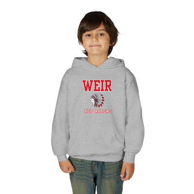 Youth Weir Red Riders Classic Mascot Graphic  Hoodie