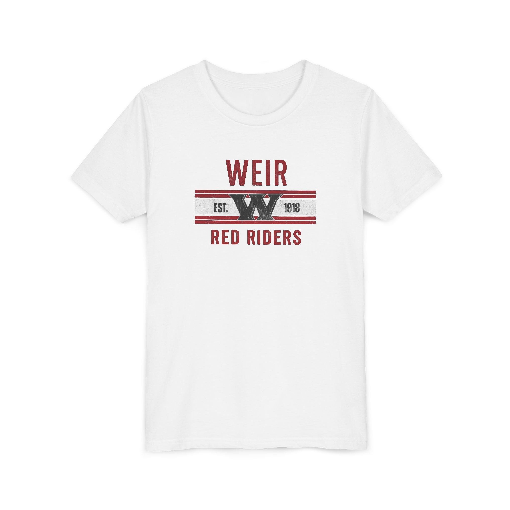 Youth Weirton Distressed Heritage Graphic Short Sleeve Bella + Canvas Soft Tee